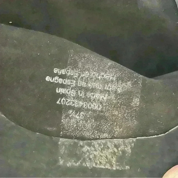 Free People Banks Black Over the Knee Noots - New without Box sz 37.5 - Picture 5 of 12